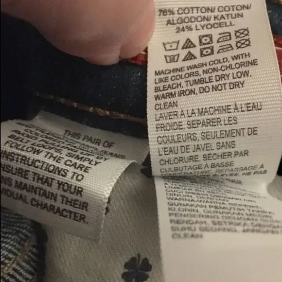 NWT $89 Lucky Brand | Bohemian | Fringe Hem Distressed Jeans | Size 00 - Picture 5 of 7